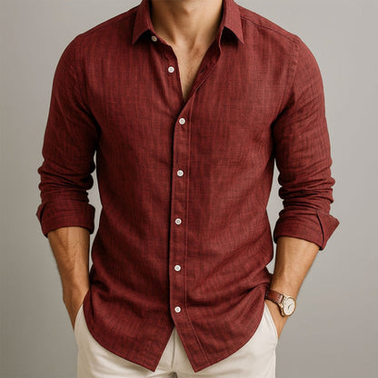 Men's Oxford Designer Shirt | Long Sleeve