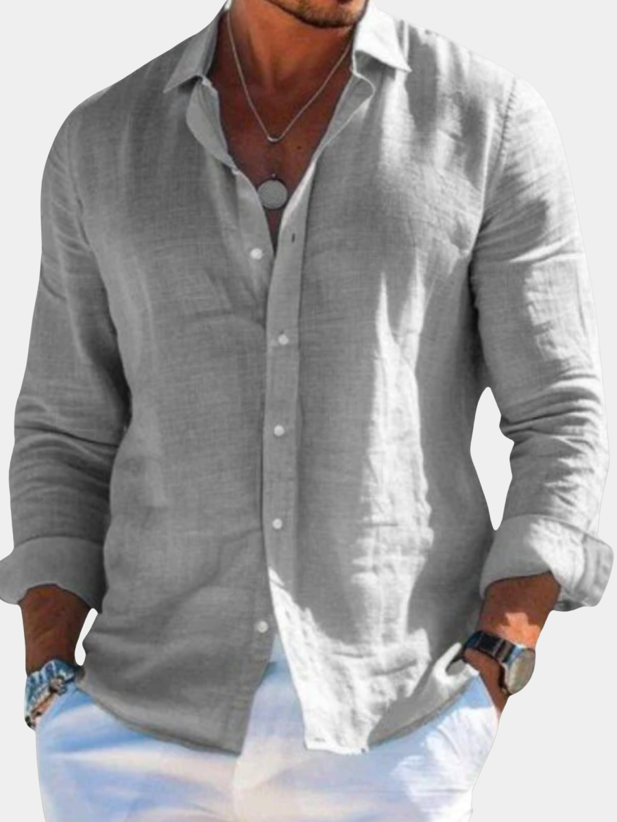 Men's Oxford Long Sleeve Shirt | Button Up