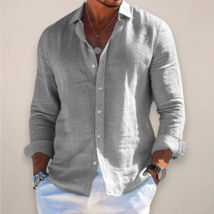 Men's Oxford Long Sleeve Shirt | Button Up