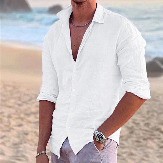 Men's Long Sleeve Shirt | Buttoned