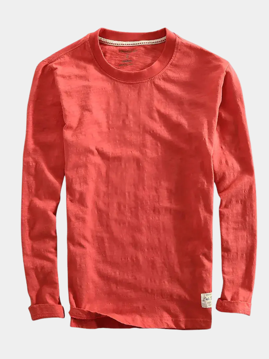 Men's Crew Neck T-Shirt | Long Sleeve