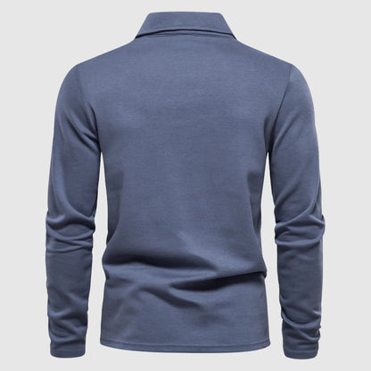 Men's Pique Polo Shirt | Long Sleeve