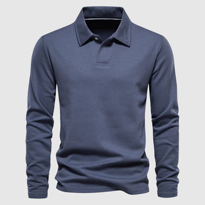 Men's Pique Polo Shirt | Long Sleeve