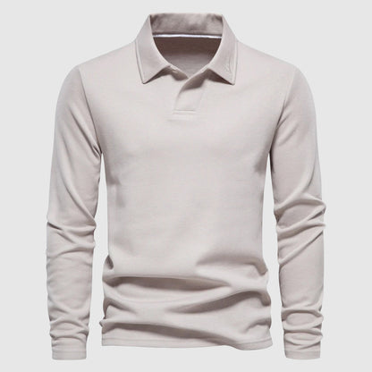 Men's Pique Polo Shirt | Long Sleeve