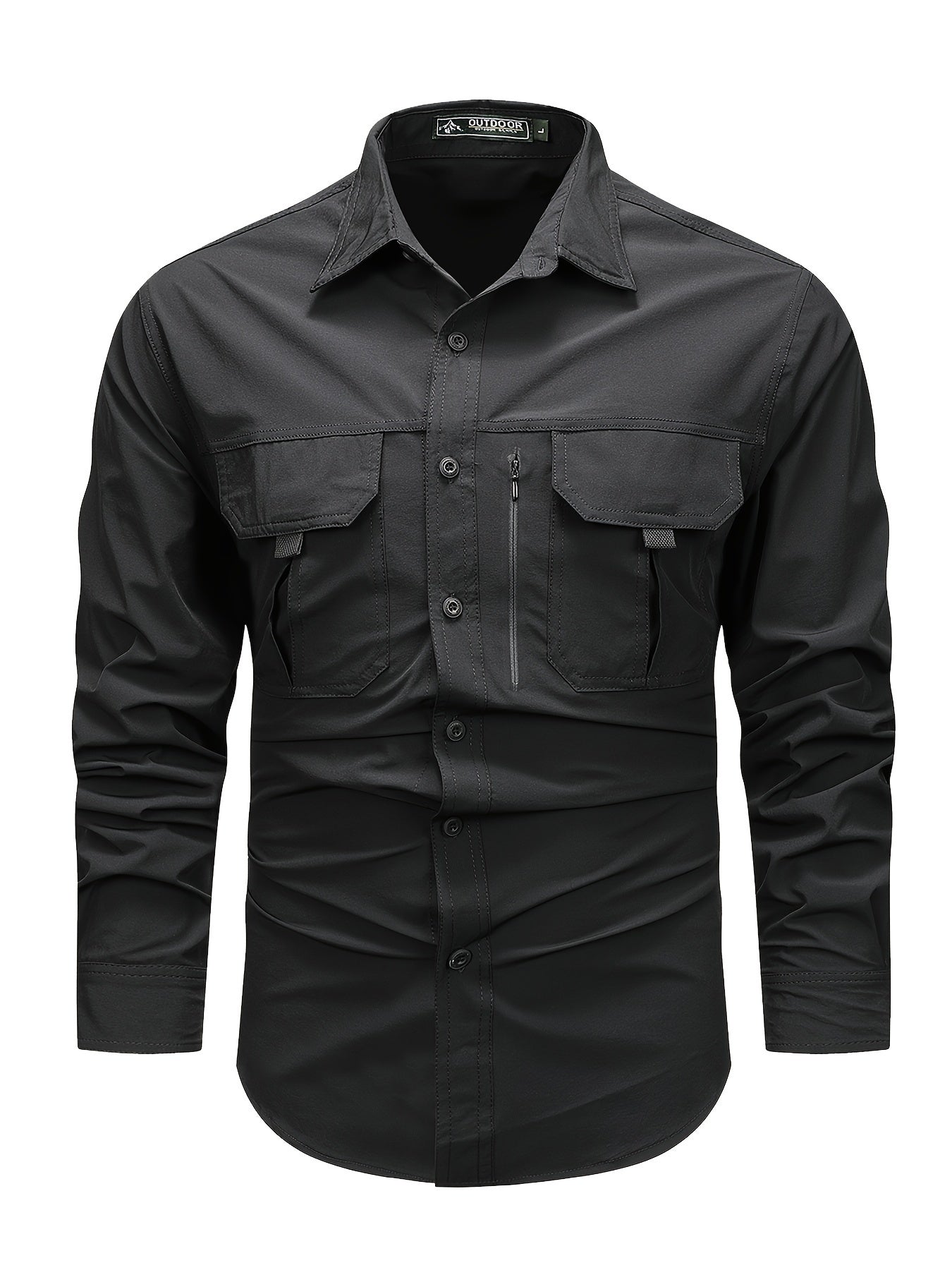 Men's Tactical Cargo Shirt | Long Sleeve