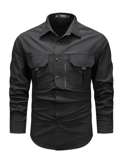 Men's Tactical Cargo Shirt | Long Sleeve