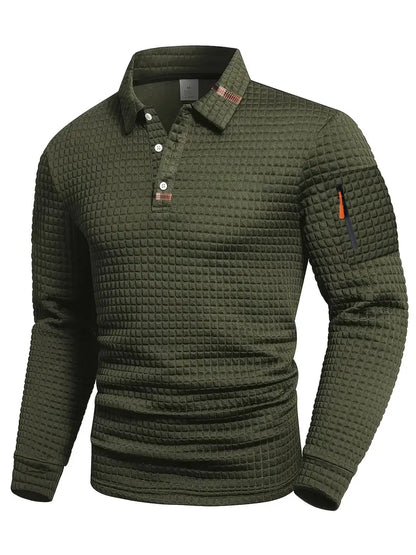 Men's Collar Polo Shirt | Zip Pocket
