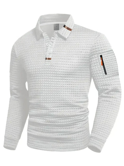 Men's Collar Polo Shirt | Zip Pocket