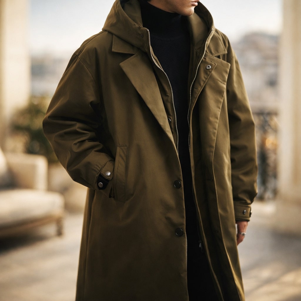 Men's Weatherproof Coat | Notch Lapel