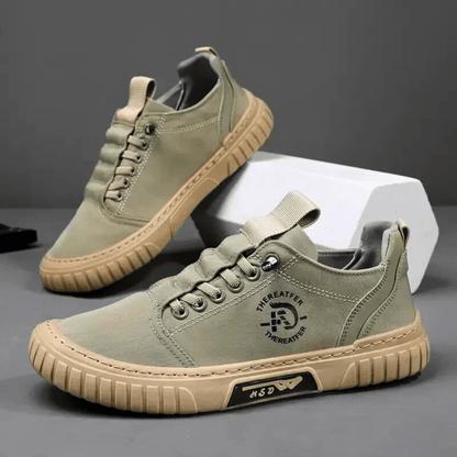 Men's Lace Up Sports Trainers | Gum Sole