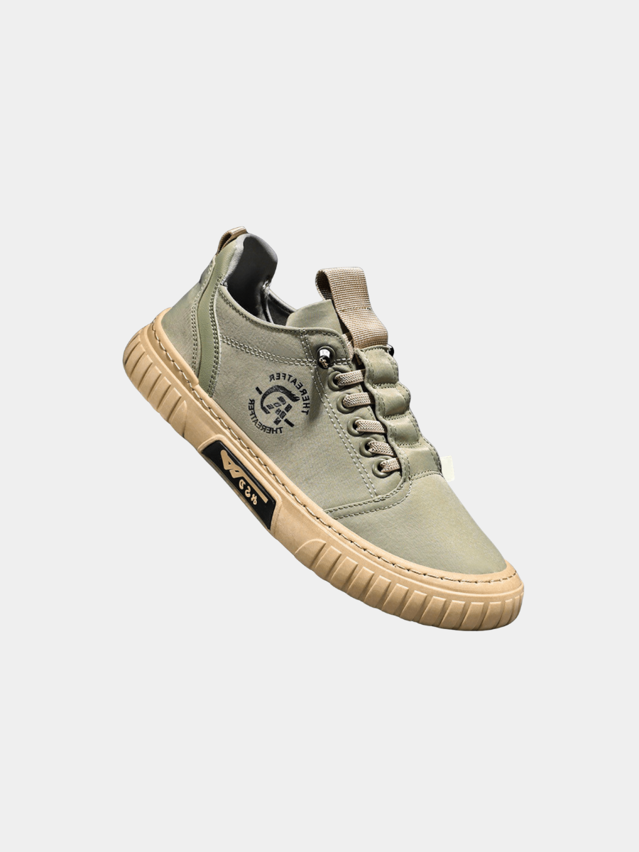 Men's Lace Up Sports Trainers | Gum Sole