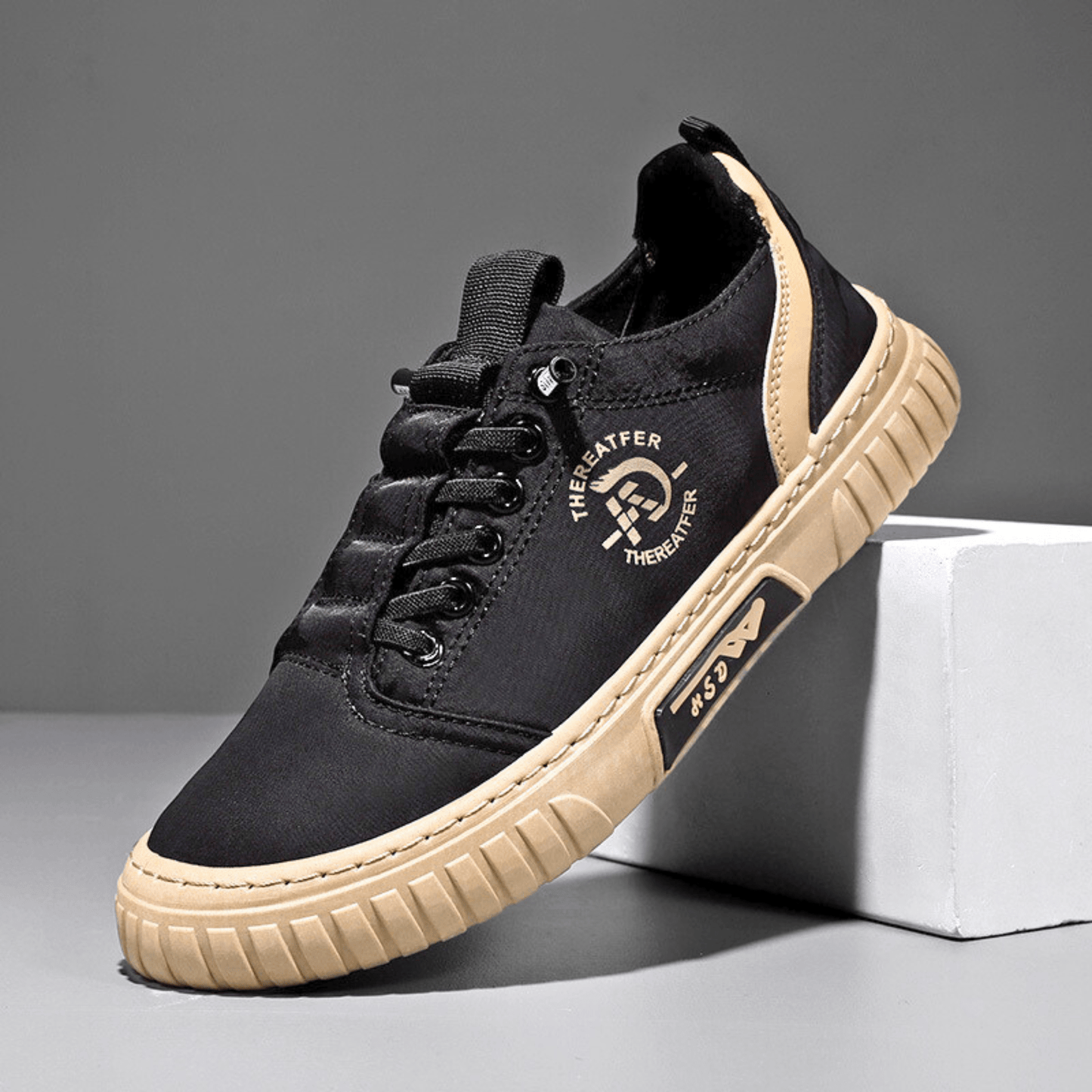 Men's Lace Up Sports Trainers | Gum Sole