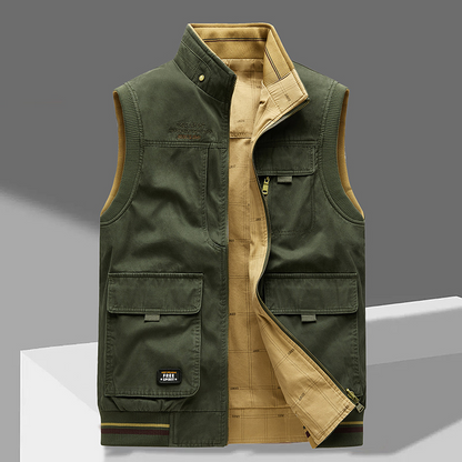 Men's Waterproof Gilet | Stand Collar