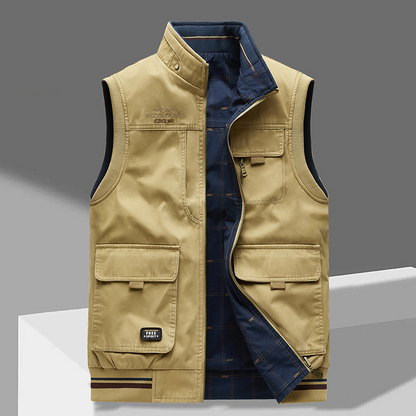 Men's Waterproof Gilet | Stand Collar