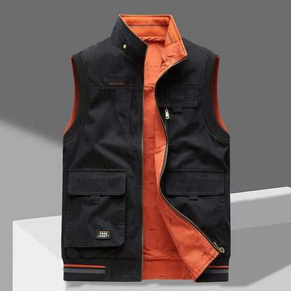 Men's Waterproof Gilet | Stand Collar