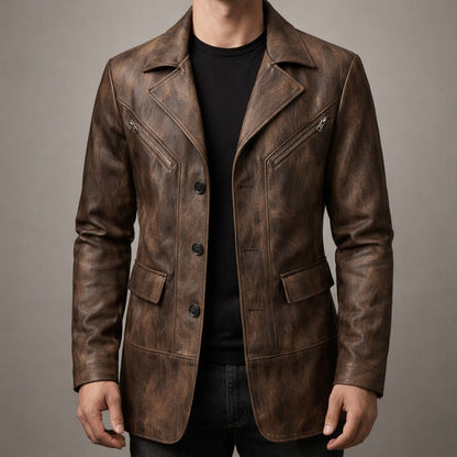Men's Longline Jacket | Button Up