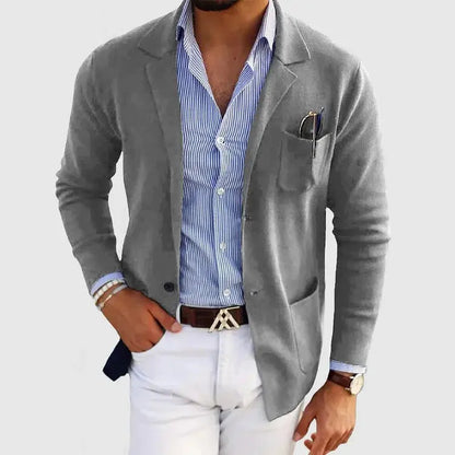 Men's Slim Fit Patch Pocket Jacket | Notch Lapel