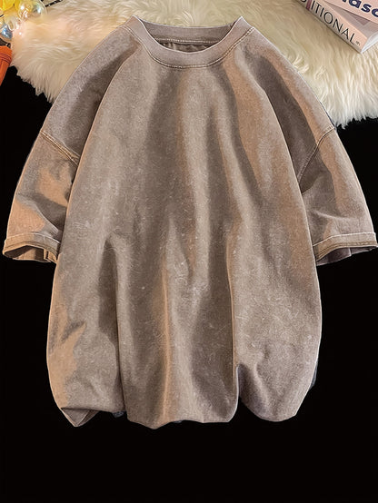 Men's Oversized Crew Neck T-Shirt | Short Sleeve