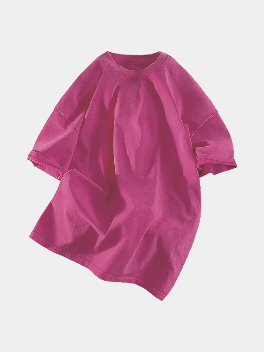 Men's Oversized Crew Neck T-Shirt | Short Sleeve