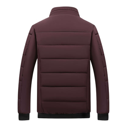 Men's Padded Funnel Neck Jacket | Zip Up