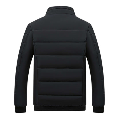 Men's Padded Funnel Neck Jacket | Zip Up