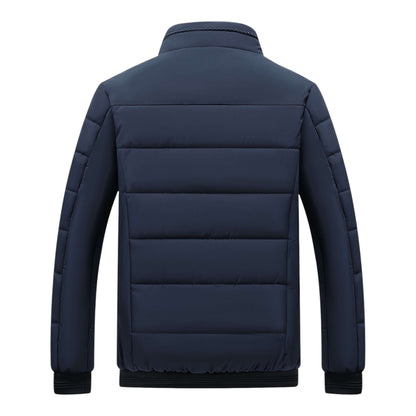Men's Padded Funnel Neck Jacket | Zip Up