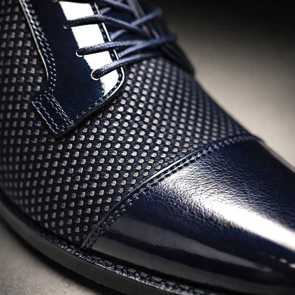 Men's Pointed Toe Derby Shoes | Lace Up