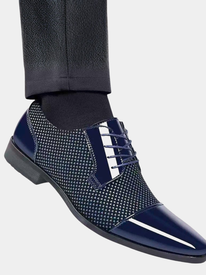 Men's Pointed Toe Derby Shoes | Lace Up