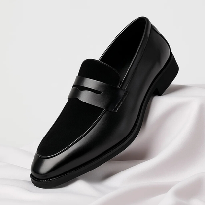 Men's Slip On Penny Loafers | Suede-Look