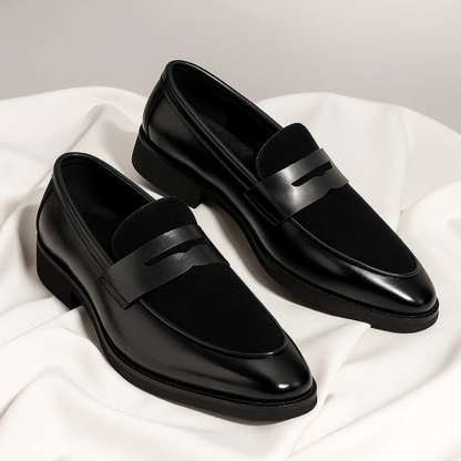 Men's Slip On Penny Loafers | Suede-Look