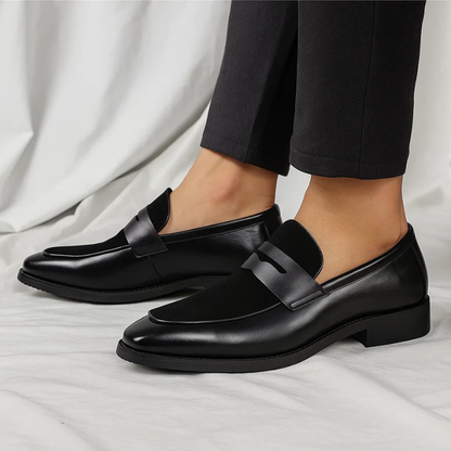 Men's Slip On Penny Loafers | Suede-Look