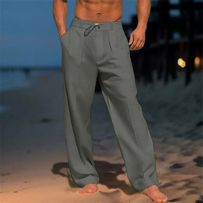 Men's Pleated Trousers | Wide Leg