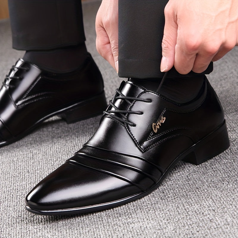 Men's Pointed Toe Loafers | Lace Up