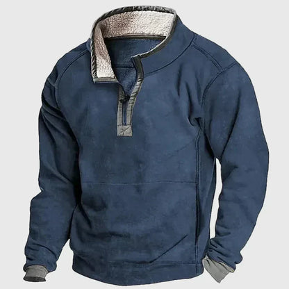 Men's Funnel Neck Sweatshirt Jumper | Quarter Zip