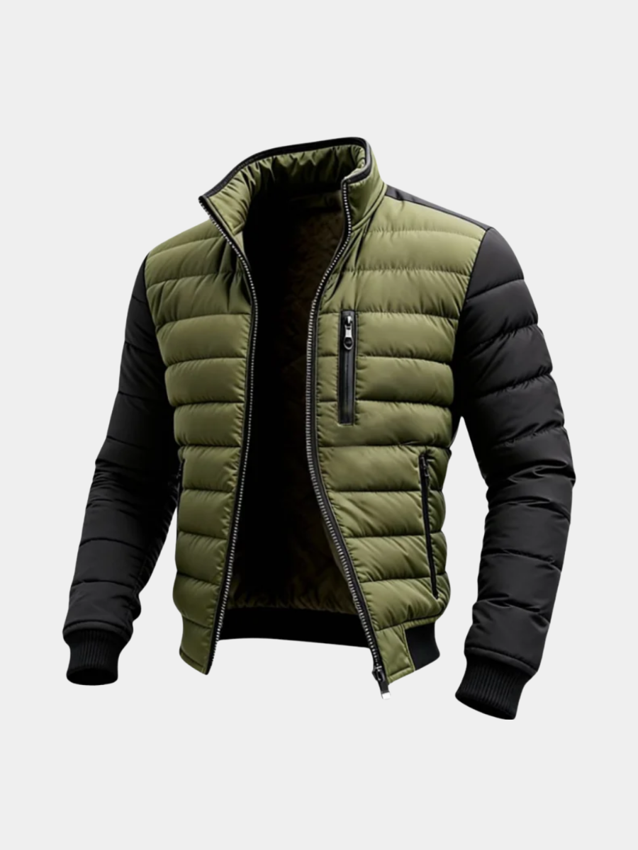 Men's Padded Puffer Jacket | Zip Up