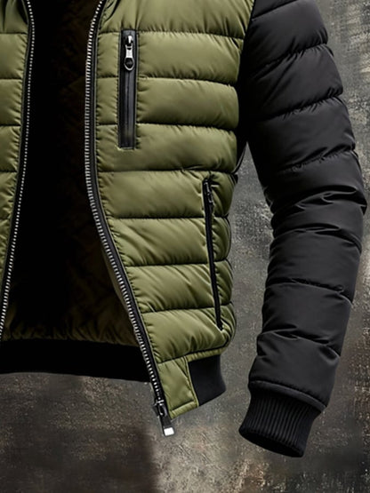 Men's Padded Puffer Jacket | Zip Up