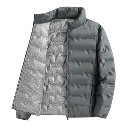 Men's Padded Puffer Jacket | Funnel Neck