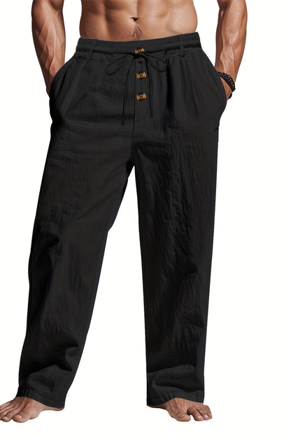 Men's Relaxed Beach Trousers | Drawstring