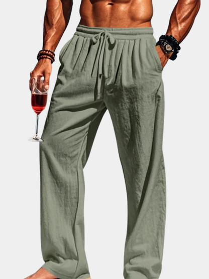 Men's Loose Beach Trousers | Wide Leg
