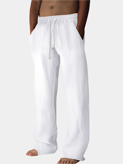 Men's Relaxed Beach Trousers | Drawstring Waist