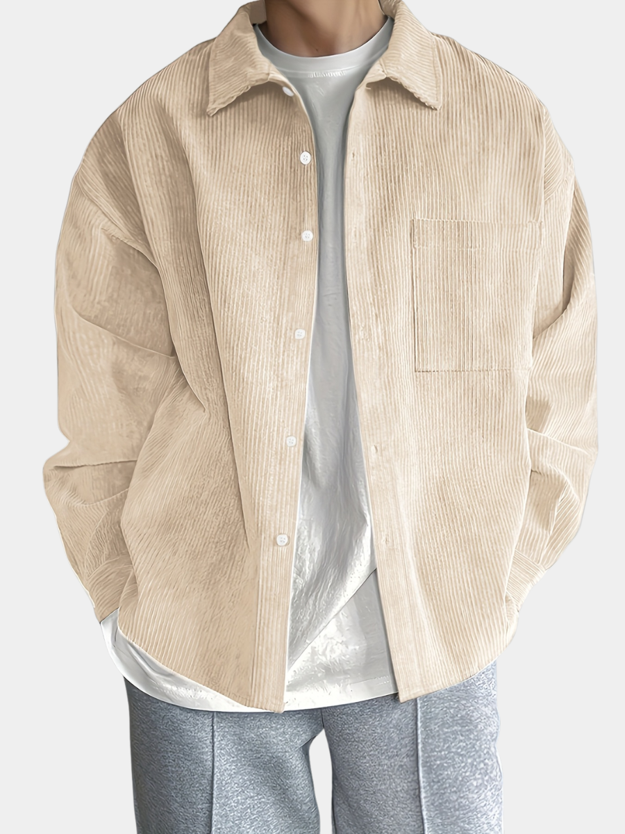 Men's Oversized Overshirt | Long Sleeve