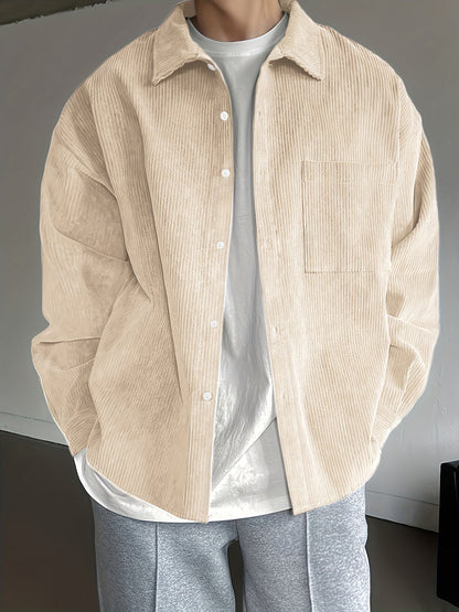Men's Oversized Overshirt | Long Sleeve