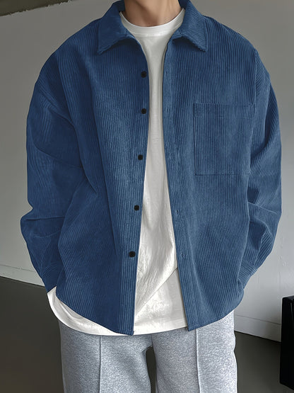 Men's Oversized Overshirt | Long Sleeve