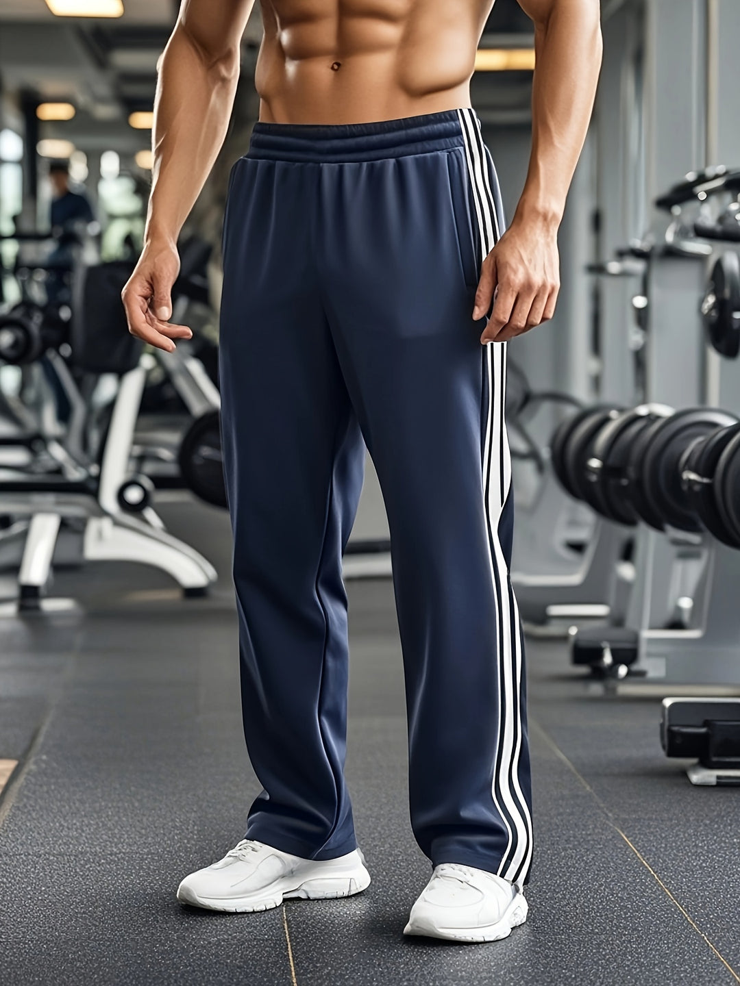 Men's Work Trousers | Side Stripe