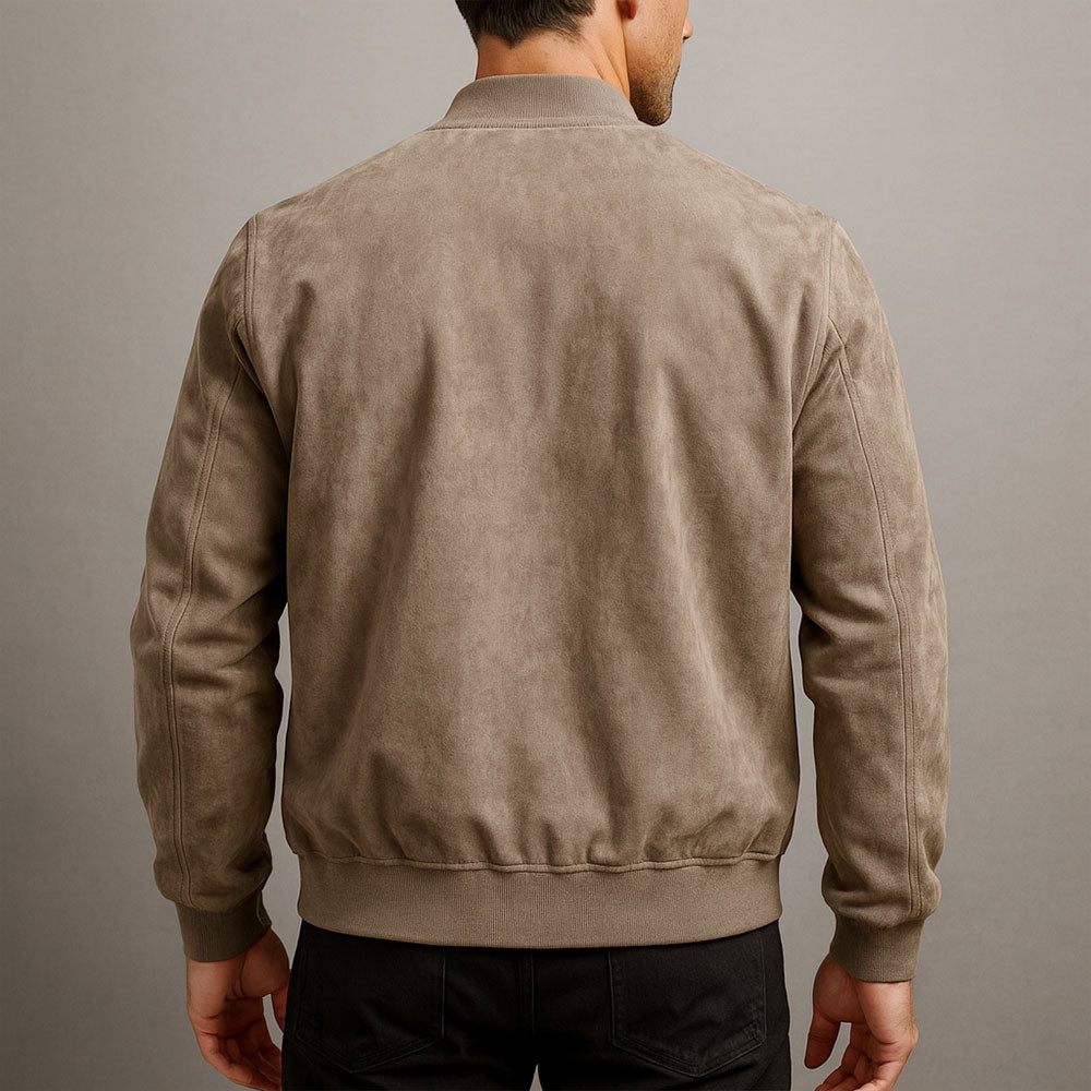 Men's Bomber Jacket | Ribbed Cuffs