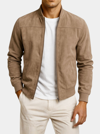 Men's Bomber Jacket | Ribbed Cuffs