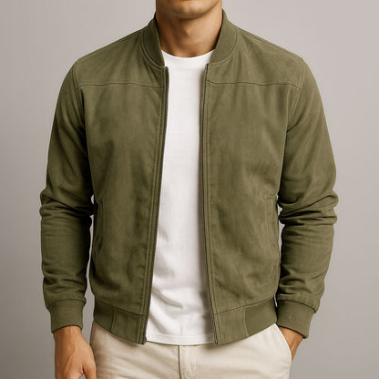 Men's Bomber Jacket | Ribbed Cuffs