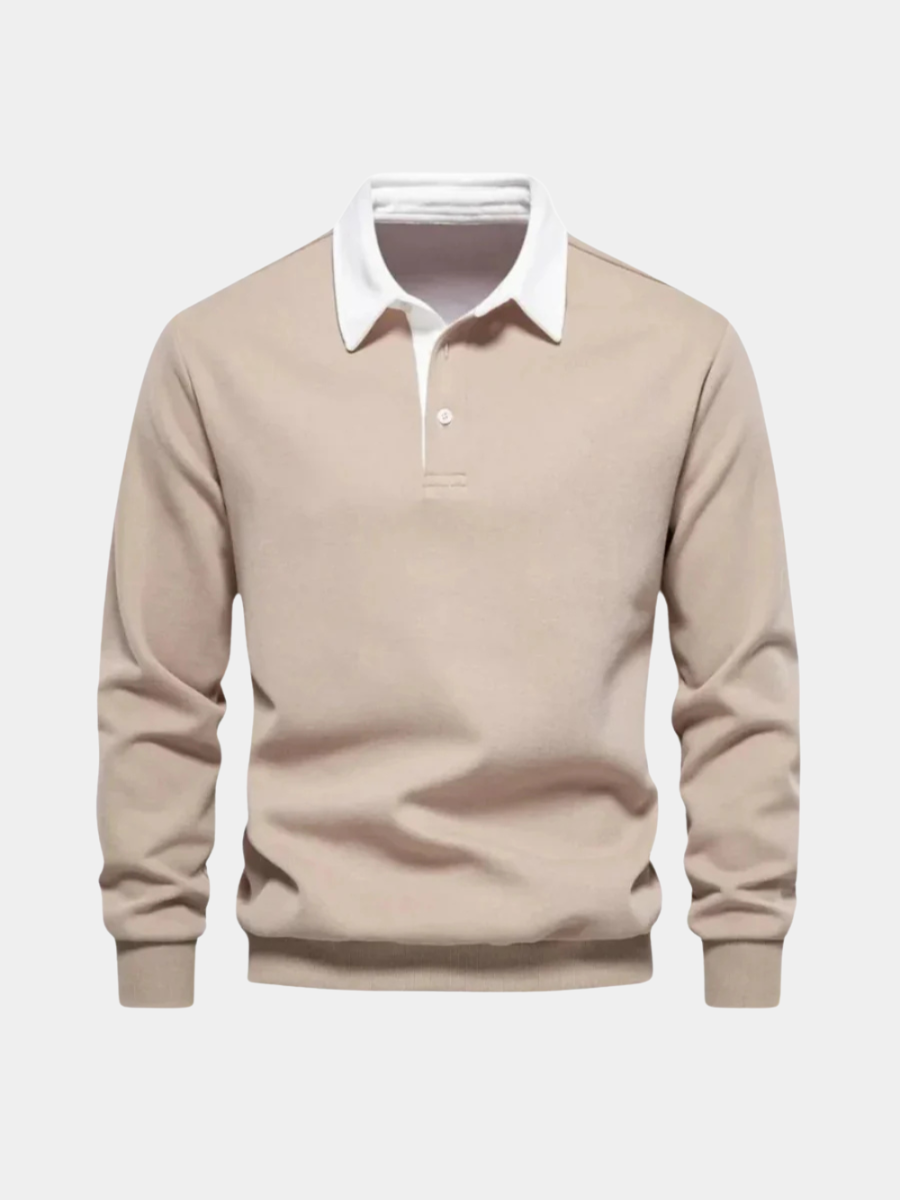 Men's Rugby Polo Jumper | Long Sleeve