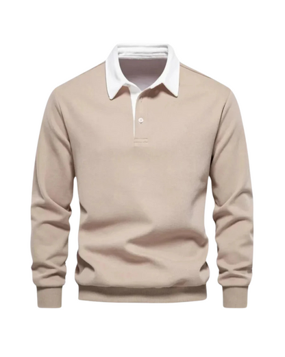 Men's Rugby Polo Jumper | Long Sleeve