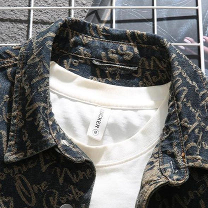 Men's Printed Overshirt | Long Sleeve